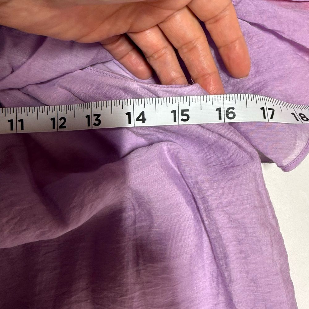 & OTHER STORIES Frill Maxi Dress in Purple 4 NWT - Picture 11 of 15
